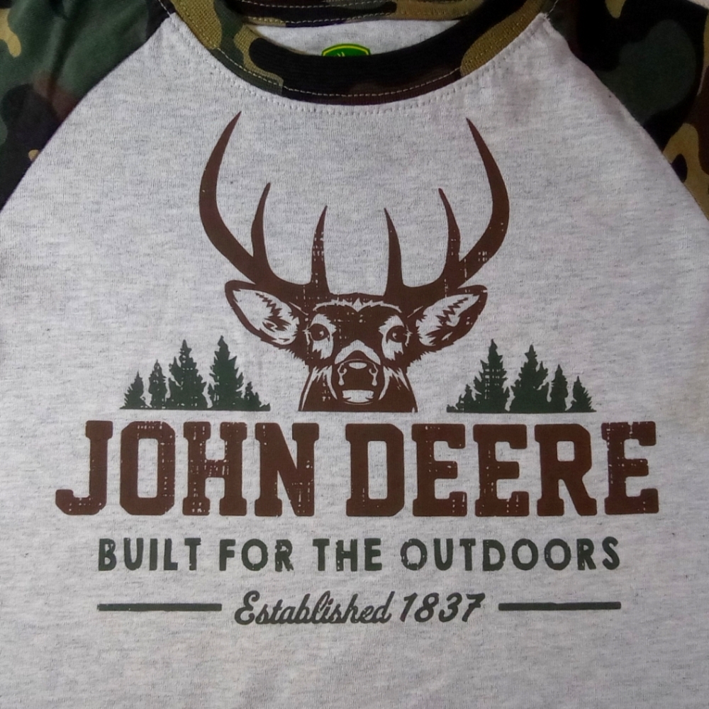 John Deere Camouflage Sleeve Shirt